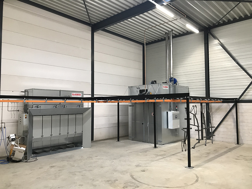 Nieuwe poederlakinstallatie voor Leeflang Poedercoating B.V.