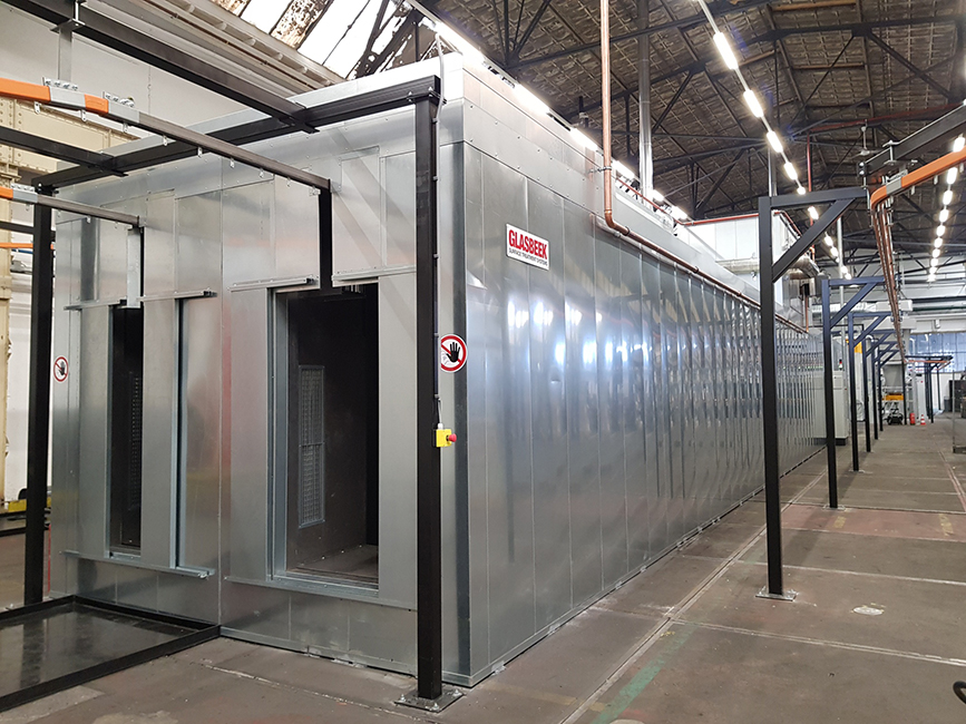 Poedercoatinstallatie Hunter Douglas Europe B.V.